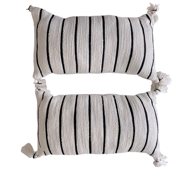 Sunbrella Accents Sunbrella Outdoor Pillows White And Black Poshmark